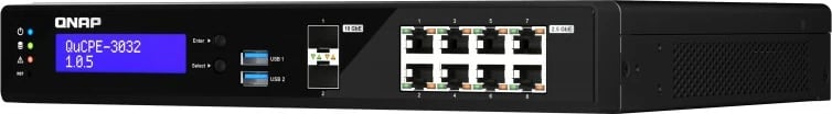 NAS sistem QNAP QuCPE-3032-C3558R-8G, Intel Atom C3558R, 8x2.5GbE, 2x10GbE SFP+, 8GB RAM, e zezë