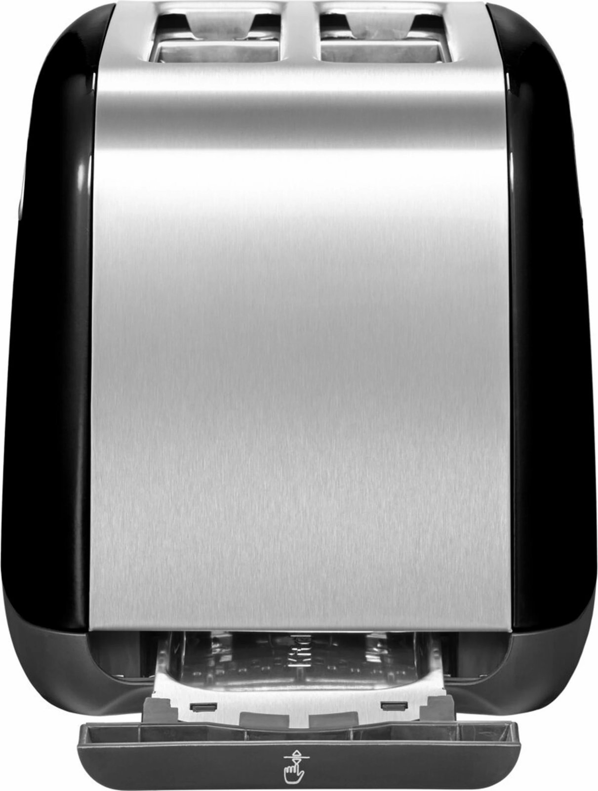 Tostier KitchenAid 5KMT2115EOB, 2 feta, 1100W, inox/zi