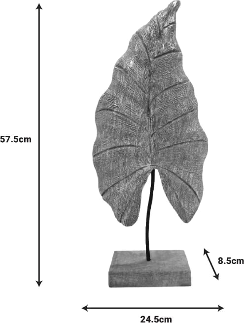 Dekor tavoline gjethe Thelx Inart, dru mango-hekur, ngjyrë ari, 24.5x8.5x57.5cm Dekor tavoline gjethe Thelx Inart, dru mango-hekur, ngjyrë ari, 24.5x8.5x57.5cm