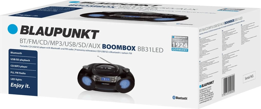 Radio me FM/CD/MP3/USB/AUX BLAUPUNKT BB31 LED