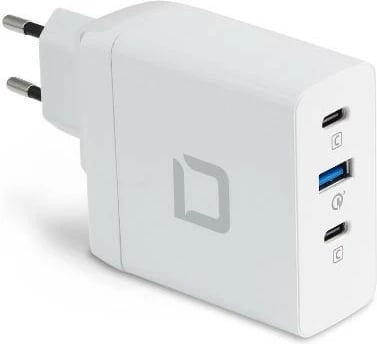 Karikues universal GaN DICOTA PRO 100W, 2x USB-C, 1x USB-A, i bardhë