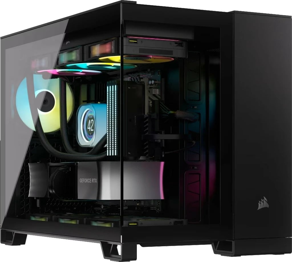 Kasë Corsair 2500D TG, Midi Tower, mATX/mITX, e zezë