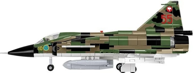 Set blloqesh ndërtimi, Cobi, Saab AJS 37 Viggen COBI-5911, 911 copa, shkallë 1:48, 9+, seri Armed Forces