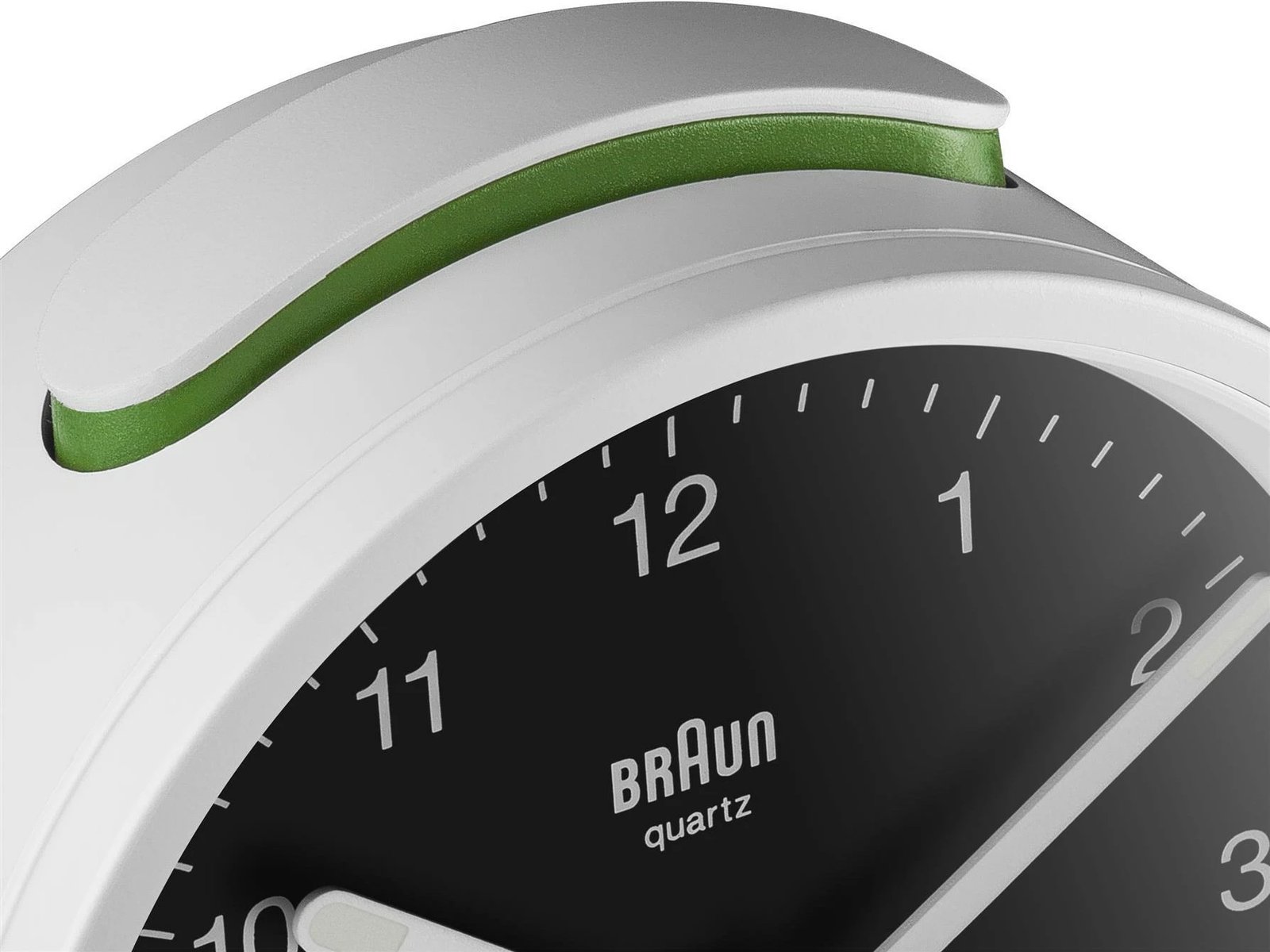 Orë alarmi Braun BC12WB, kuarc, 12h, buzzer, e zezë/bardhë