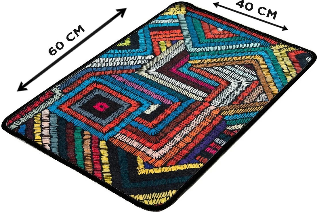 Tapet për banjo Mijölnir, Maglie Djt, shumëngjyrësh, 40x60cm