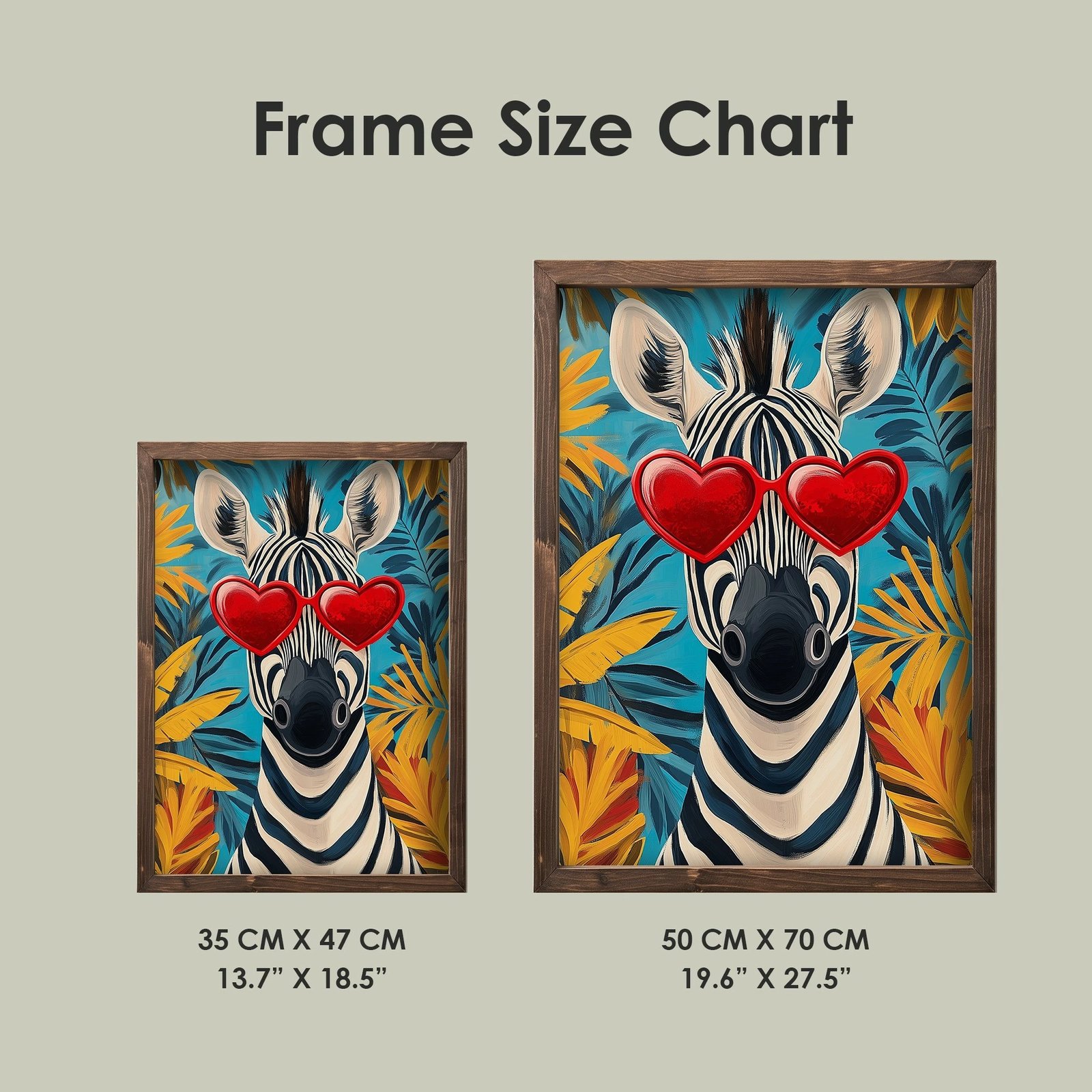 Pikturë dekorative me kornizë MDF, Wallity, TUN023-XL, shumëngjyrëshe, 50x70x3.5cm