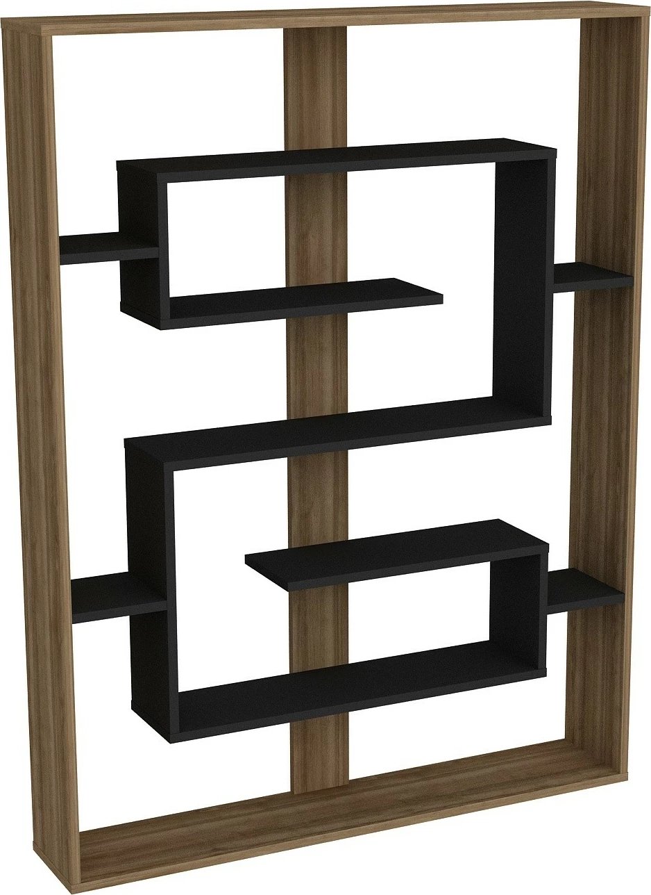 Raft librash Hanah Home, Esteban, ngjyrë arre, e zezë