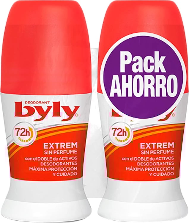 Deodorant roll-on Byly Extrem unisex 2x50ml