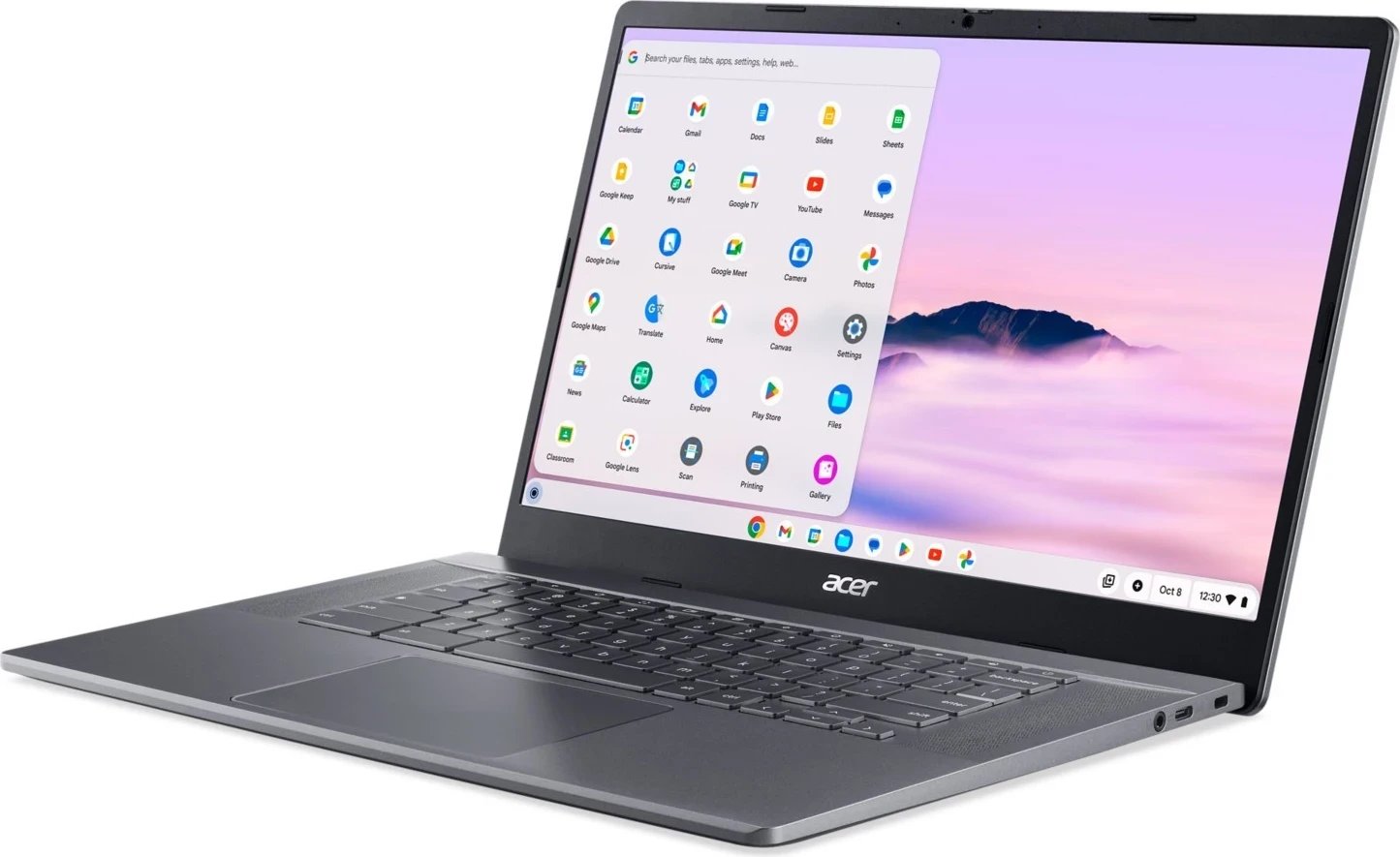 Laptop Acer Chromebook Plus CB515-2H, 15,6", Intel Core i5, 8GB RAM, 512GB SSD,Intel Iris Xe Graphics, i zi