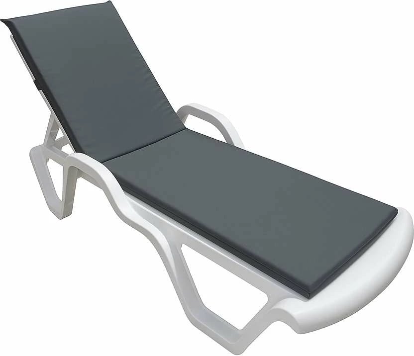 Jastëk për shezlong, Atelier del Sofa, Sunny, ngjyrë gri