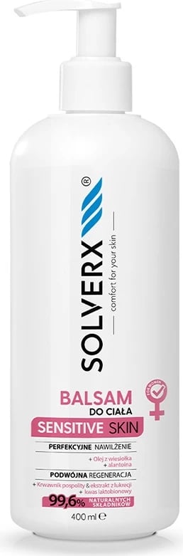 Balsam për trup SOLVERX Sensitive Skin për femra 400ml