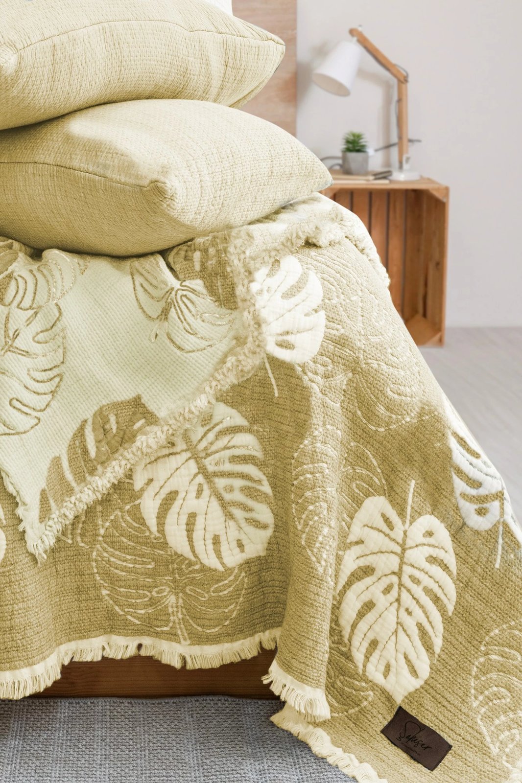 Set piké dopio, ngjyrë e verdhë, L'essentiel, Forest