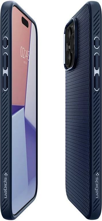Mbështjellës Spigen Liquid Air për iPhone 15 Pro Max, Blu