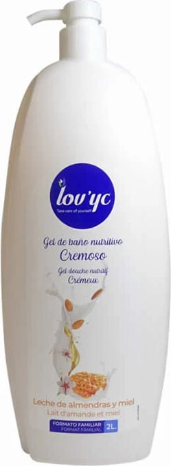 Xhel dushi Lovyc Creamy Almond Milk and Honey 2000ml Xhel dushi Lovyc Creamy Almond Milk and Honey 2000ml