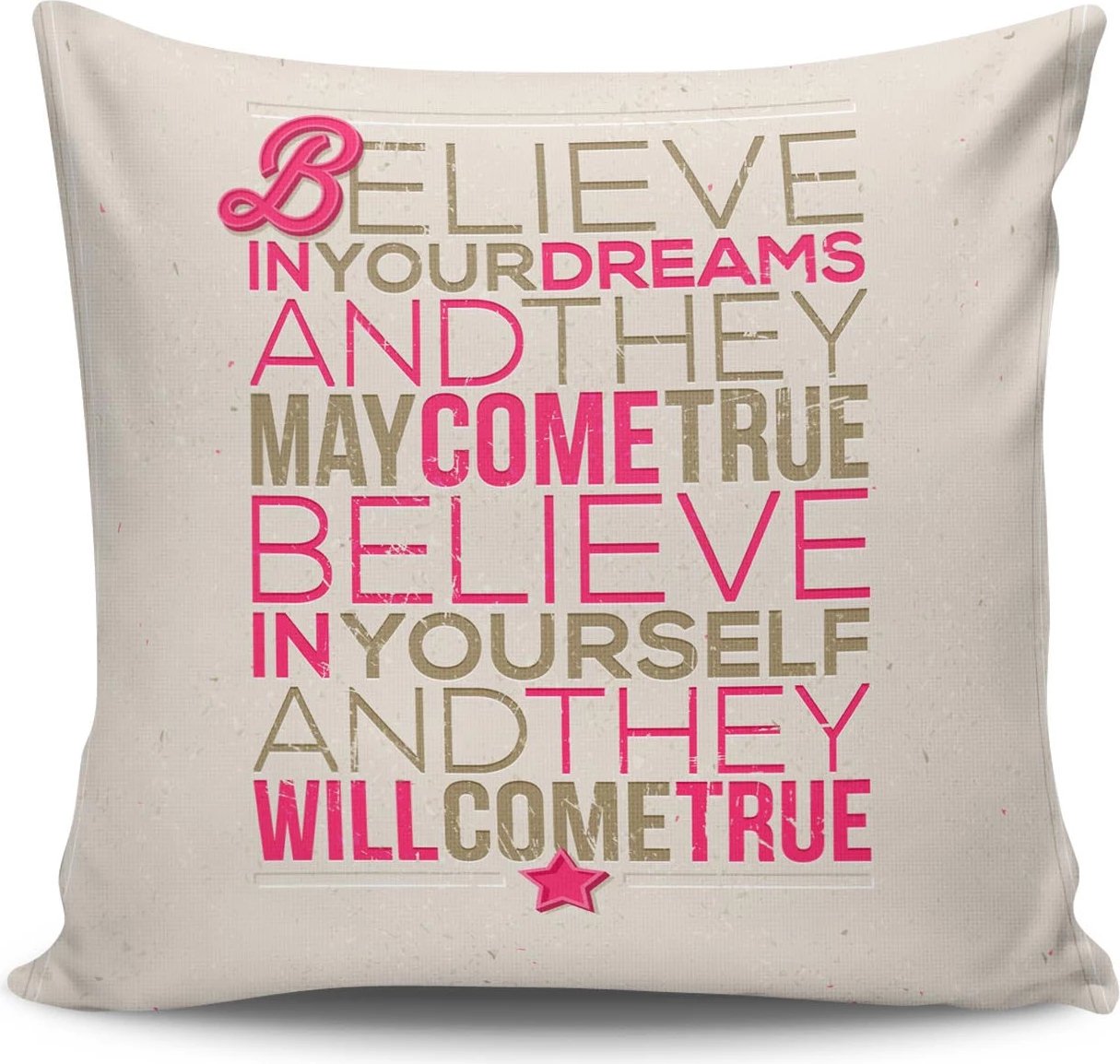 Jastëk Aberto Design, NKRLNT-037, shumëngjyrësh, 43x43cm