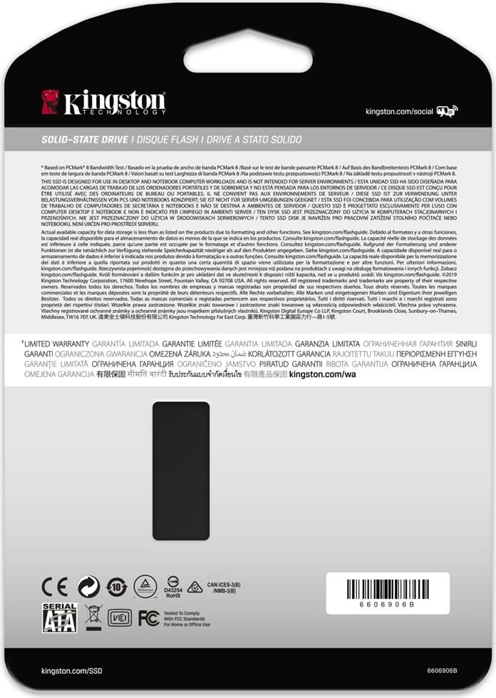 Disk Kingston, KC600, 2.5", 256 GB, Serial ATA III, 3D TLC, e zezë