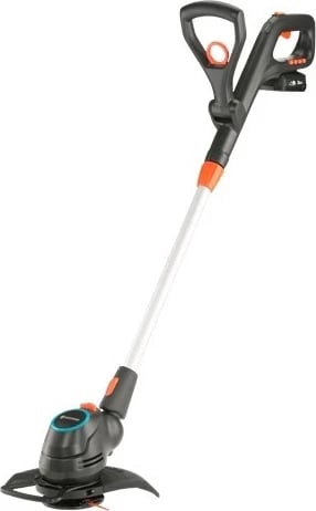 Trimer bari Gardena ComfortCut Li-23/18V P4A, 18V, 23 cm, me bateri, me ngarkues dhe 5 tehe rezervë
