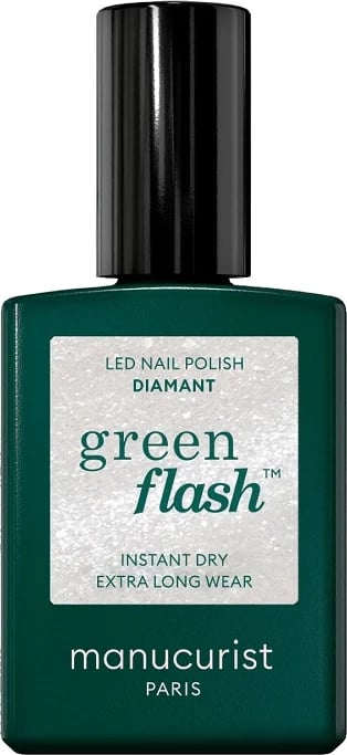 Llak për thonj për femra Manucurist Green Flash Diamant 15ml