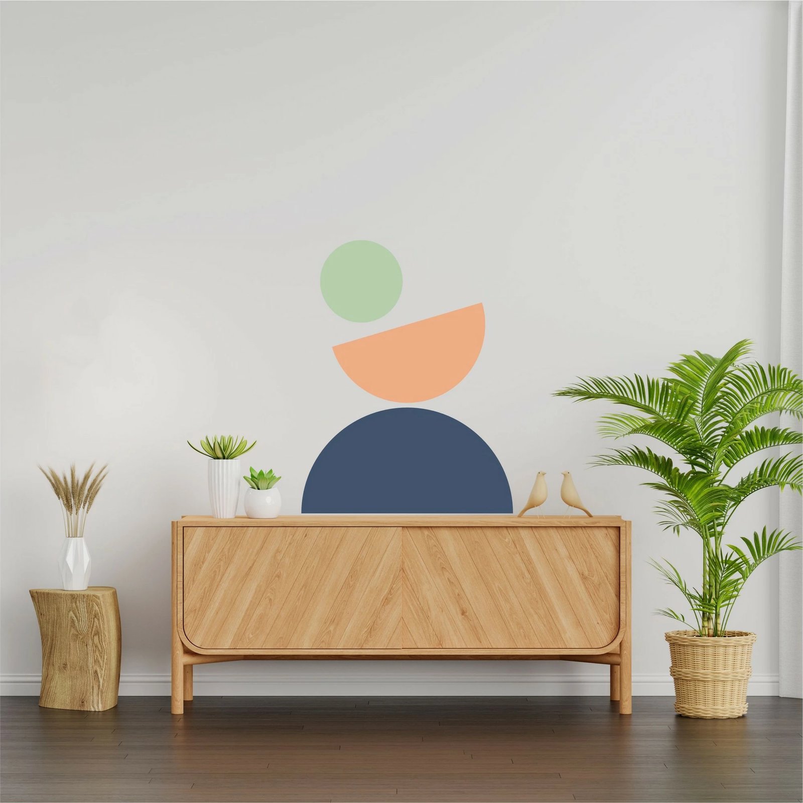 Sticker dekorativ për mur Wallity, shumëngjyrësh, MB-00105, 70x90cm