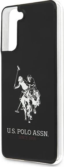 Mbështjellës U.S. Polo Assn. USHCS21STPUHRBK për Samsung Galaxy S21, Shiny Big Logo, i zi