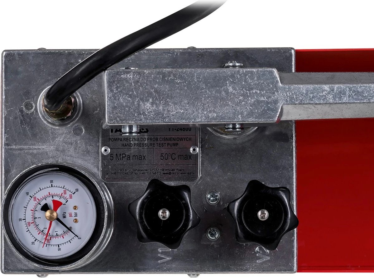 Kalibrator presioni YATO YT-24800, manual, i kuq