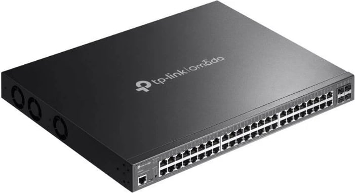 Switch i menaxhuar TP-LINK SG3452XMPP, 48 porta gigabit, 4 porta SFP+, rackmount, i zi