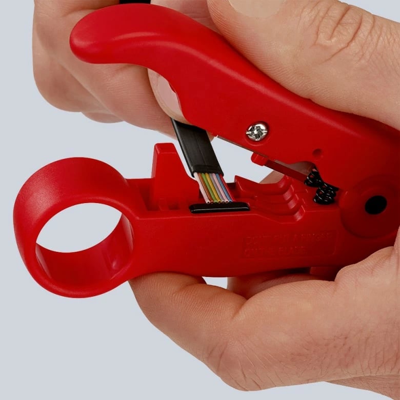 Vegël izolimi Knipex 16 60 06, plastikë, e kuqe