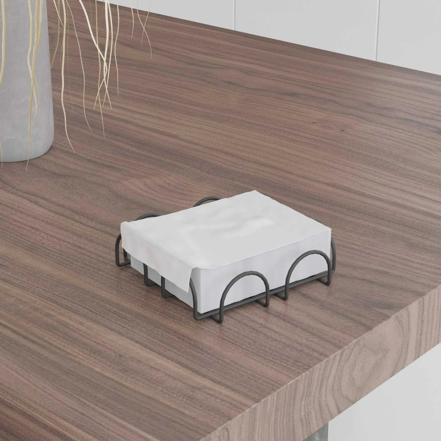 Mbajtës për peceta Hermia, i zi, SM022-B