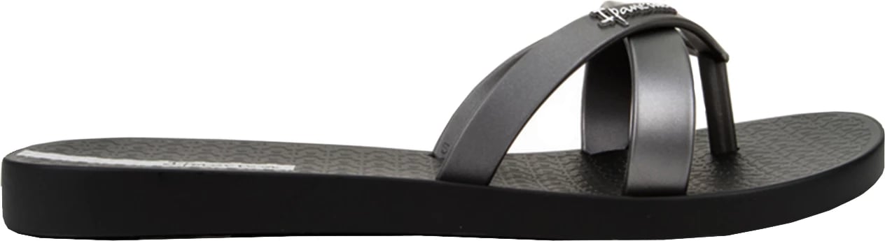 Pantofla plazhi për femra Ipanema, të zeza-hiri