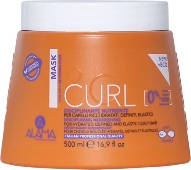 Maskë për flokë kaçurrela Alama Curl Hair Mask për femra 500ml