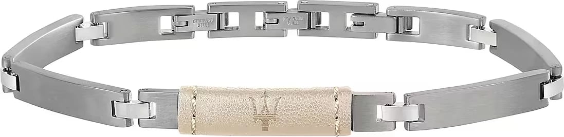 Byzylyk për meshkuj MASERATI JEWELS ICONIC, argjend