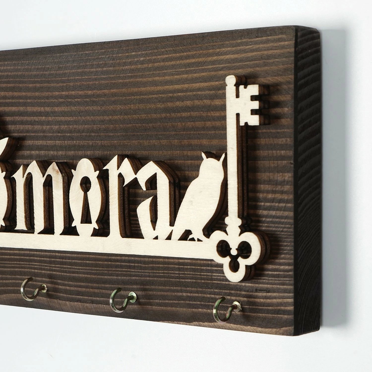 Mbajtës çelësash prej druri për mur, Wallity, LAZ157