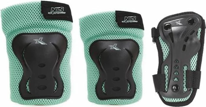 Set i Mbrojtësve Nils Extreme në ngjyrë të zezë dhe mentë H706 rL