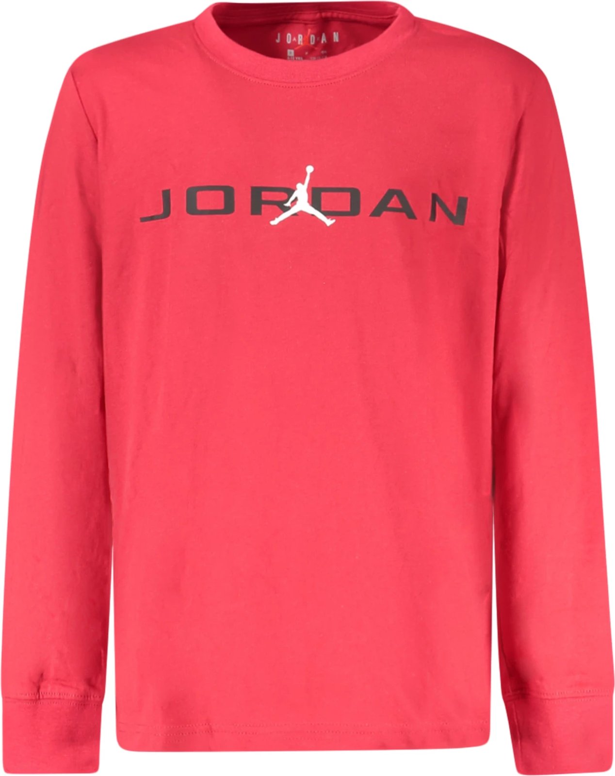 Maicë me mëngë të gjata Jordan për djem, e kuqe