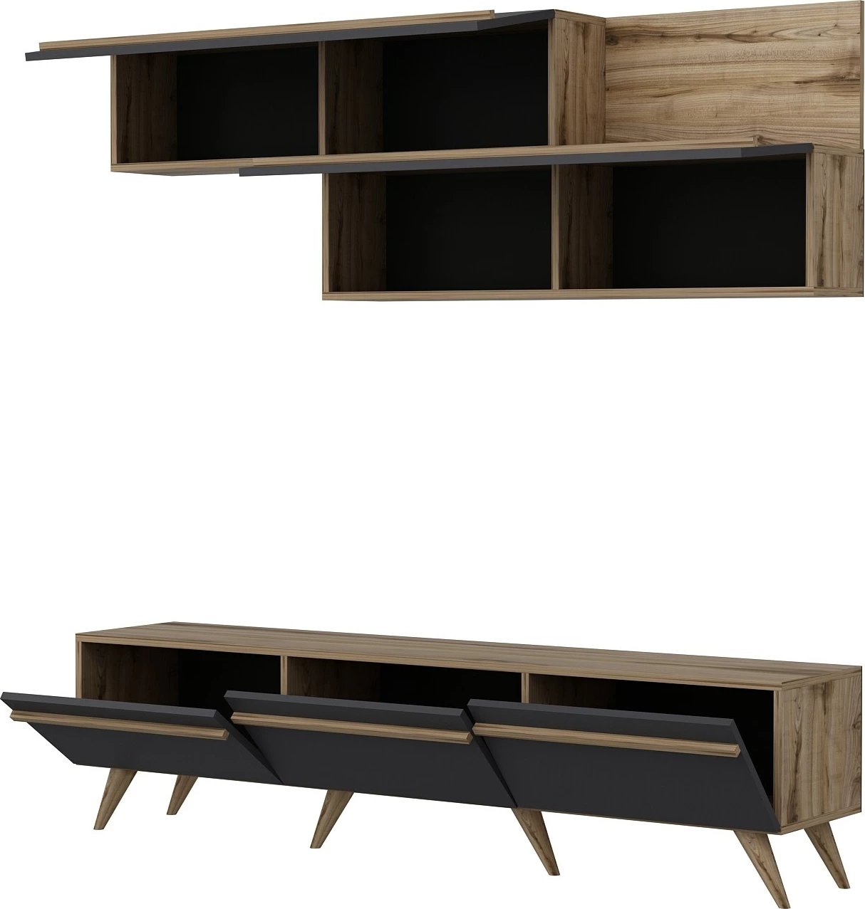 Njësi TV Skye Decor, Amsterdam - antracit, Ciragan