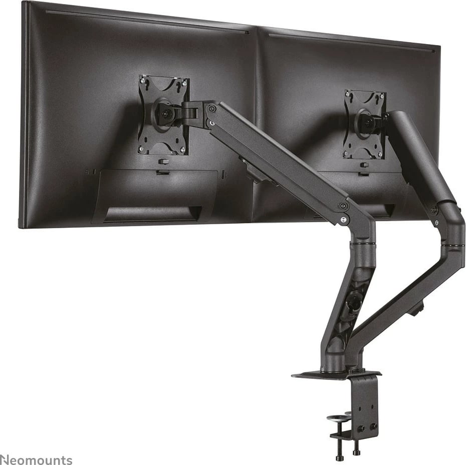 Krah monitori Neomounts FPMA-D650DBLACK, për 2 monitorë, 17-27 inç, rregullim lartësie me gas spring, ngjyrë e zezë Krah monitori Neomounts FPMA-D650DBLACK, për 2 monitorë, 17-27 inç, rregullim lartësie me gas spring, ngjyrë e zezë