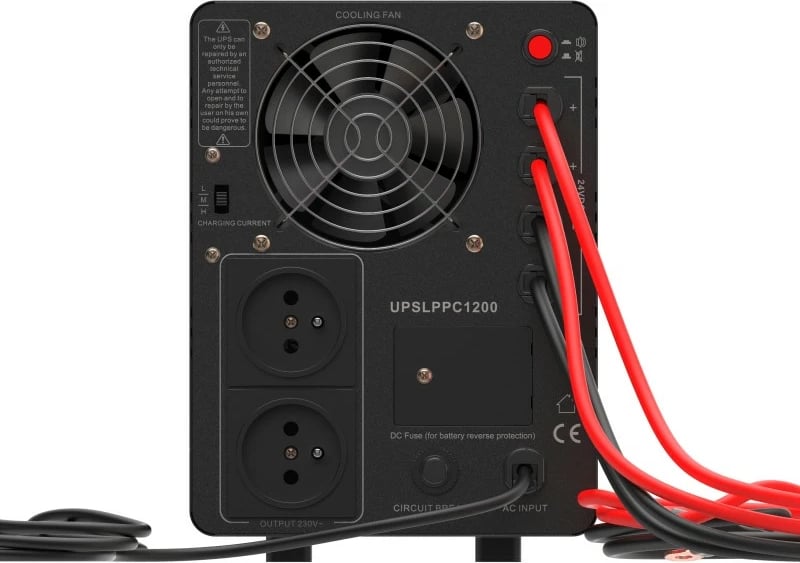 Kasë UPS Green Cell PowerCore UPSLPPC1200, 1200W/2000VA, 24VDC, e zezë Kasë UPS Green Cell PowerCore UPSLPPC1200, 1200W/2000VA, 24VDC, e zezë
