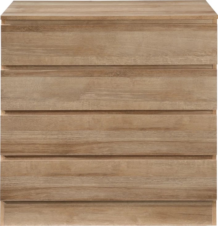 Komodë POLO me 4 sirtarë, ngjyrë lisi, 76x40x81 cm