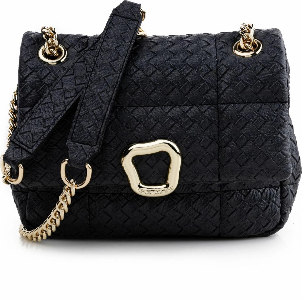 Çantë krahu Vince Camuto, Bologna, teksturë e zezë