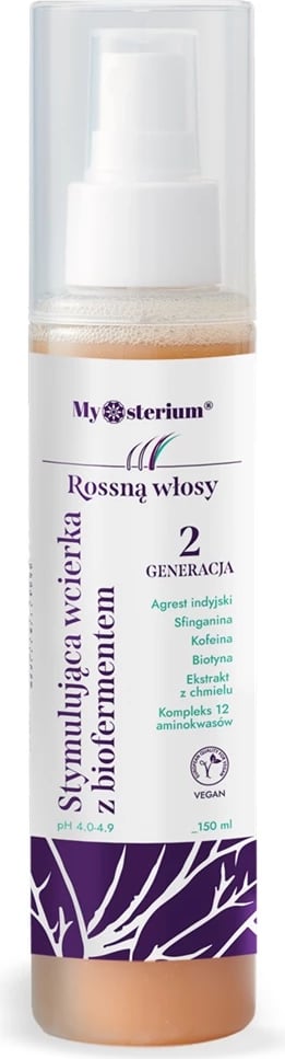 Rubbing për rritje të flokëve Mysterium Growing Hair Stimulating me Biofermente për femra, 150ml