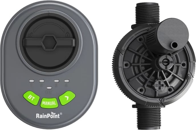 Kontrollues ujitje RainPoint HIC406B, 4 zona, me aplikacion, Bluetooth, Gri Kontrollues ujitje RainPoint HIC406B, 4 zona, me aplikacion, Bluetooth, Gri