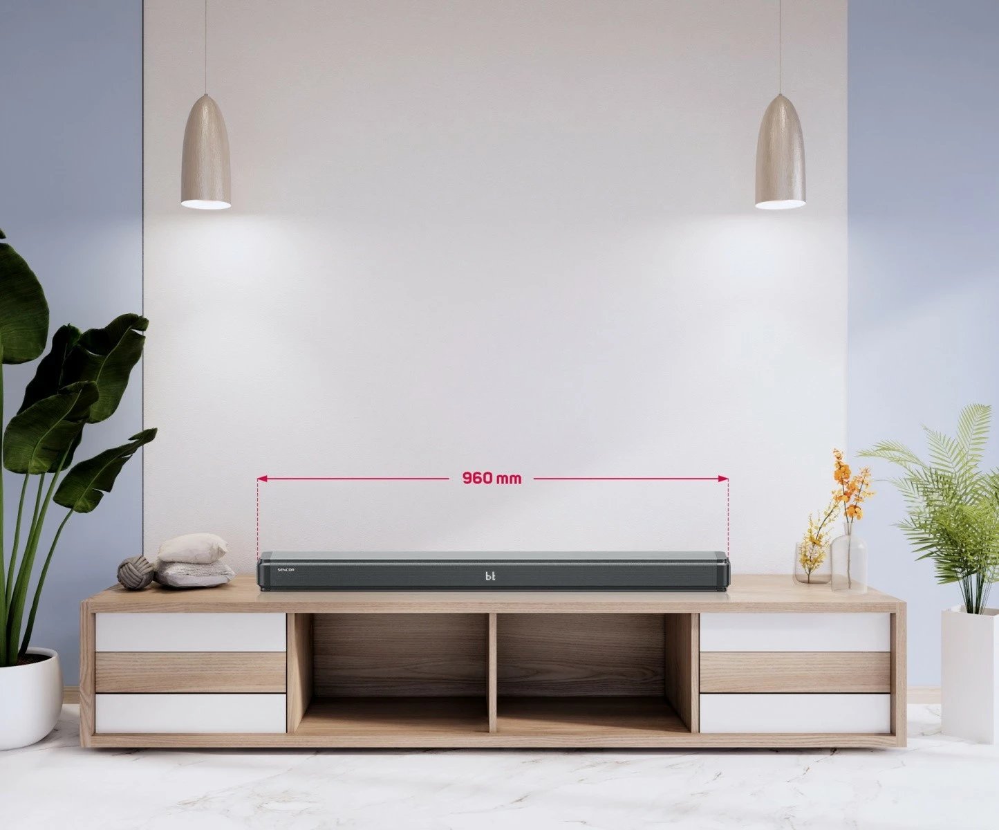 Soundbar Sencor SSB 4450BS me subwoofer të integrum, 200W, i zi Soundbar Sencor SSB 4450BS me subwoofer të integrum, 200W, i zi