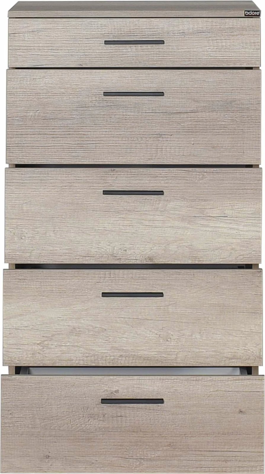 Komodë Tori, 5 sirtarë, ngjyrë Tori, Trendline