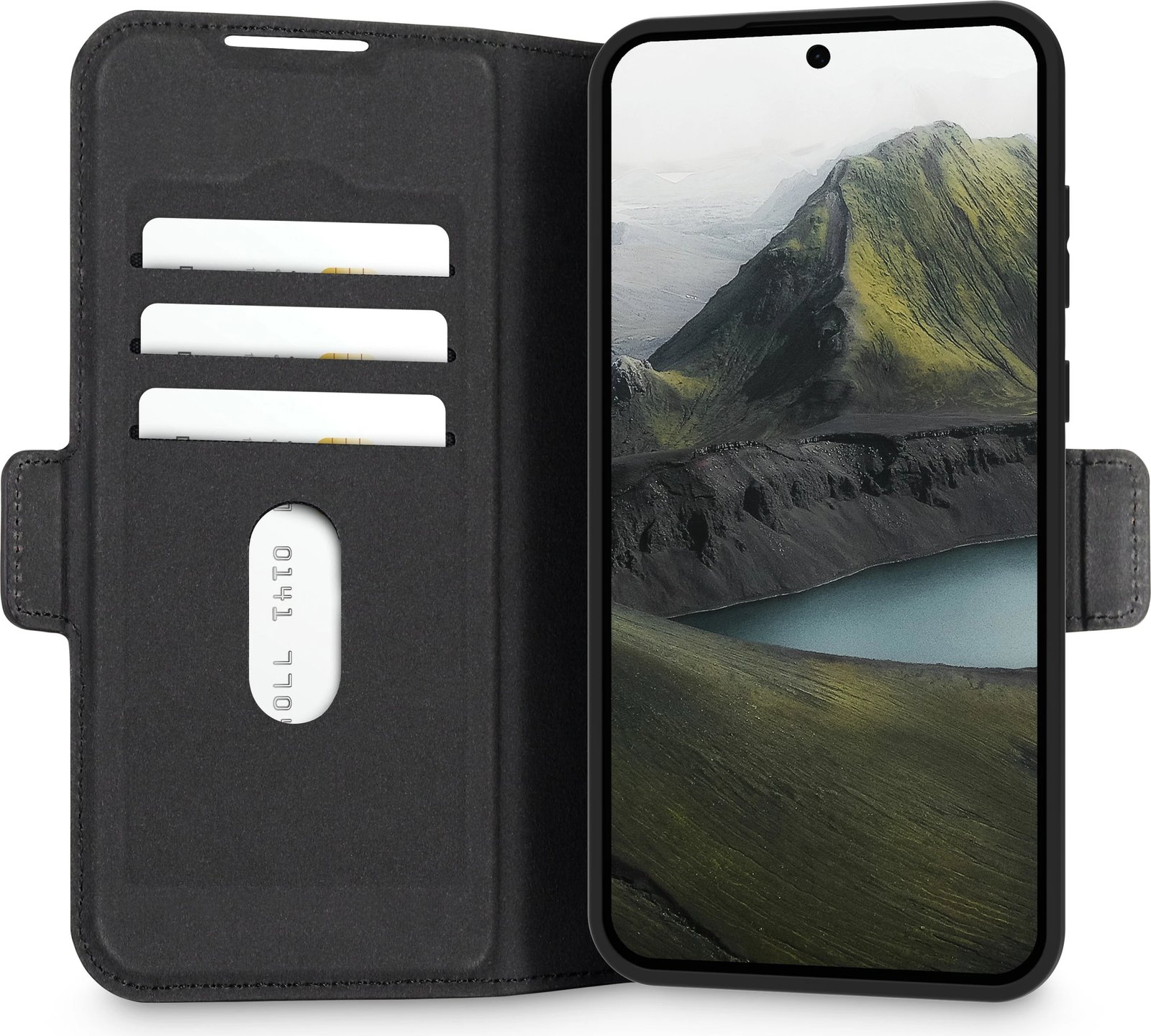 Mbështjellës dbramante1928 Bergen Pro Galaxy S25+, i zi