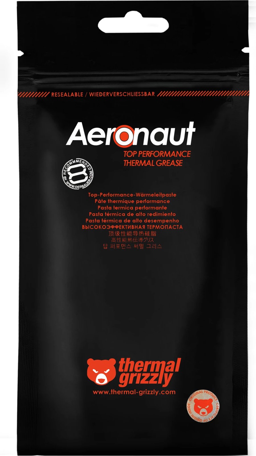Pastë termike Thermal Grizzly Aeronaut, 1g