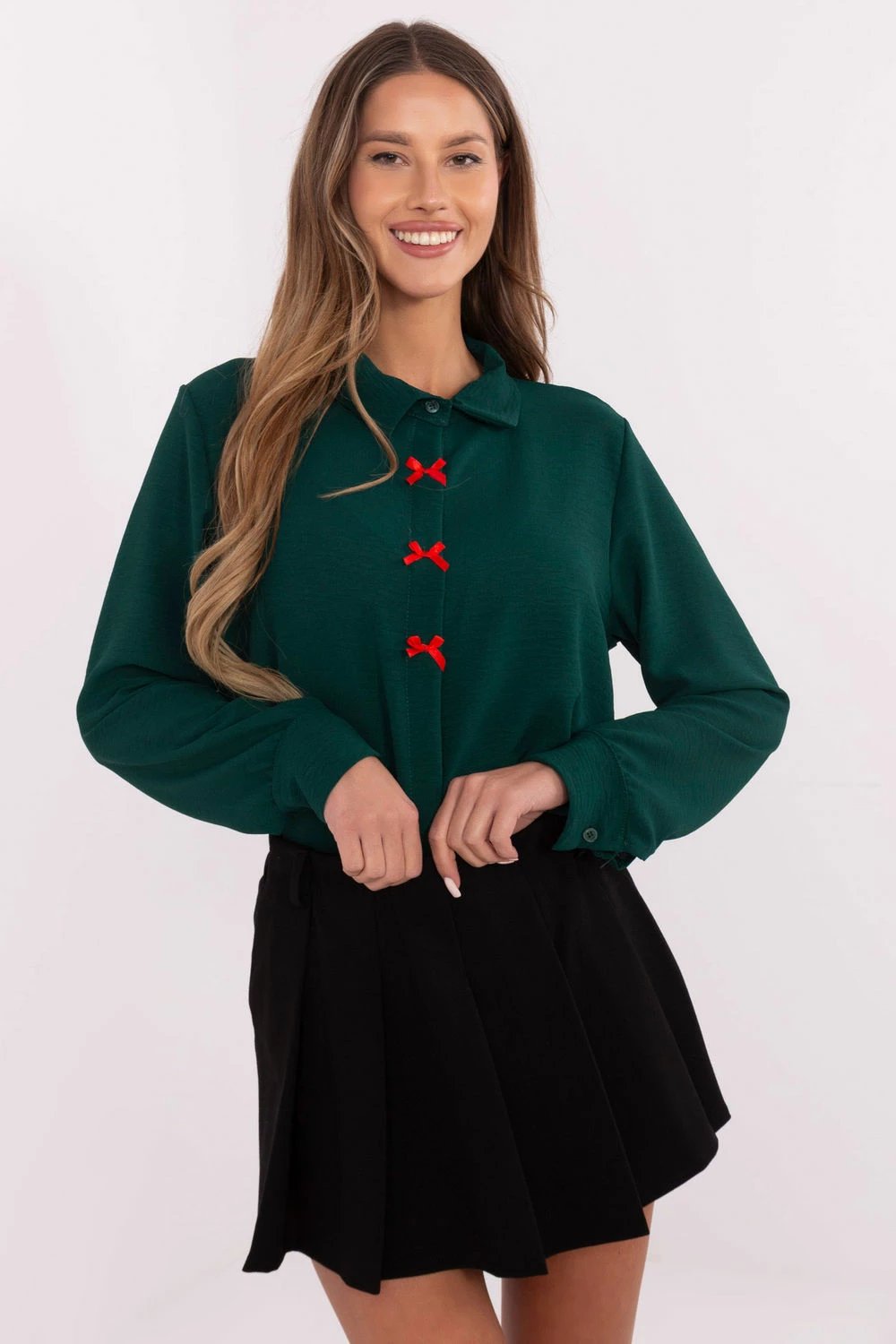 Këmishë për femra Italy Moda 203946, e gjelbër