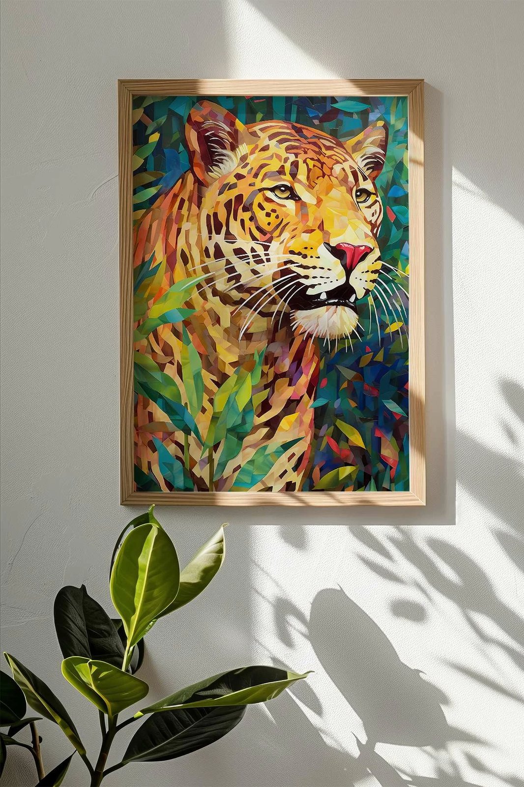 Pikturë dekorative me kornizë, shumëngjyrëshe, Wallity, Mscartmdl34