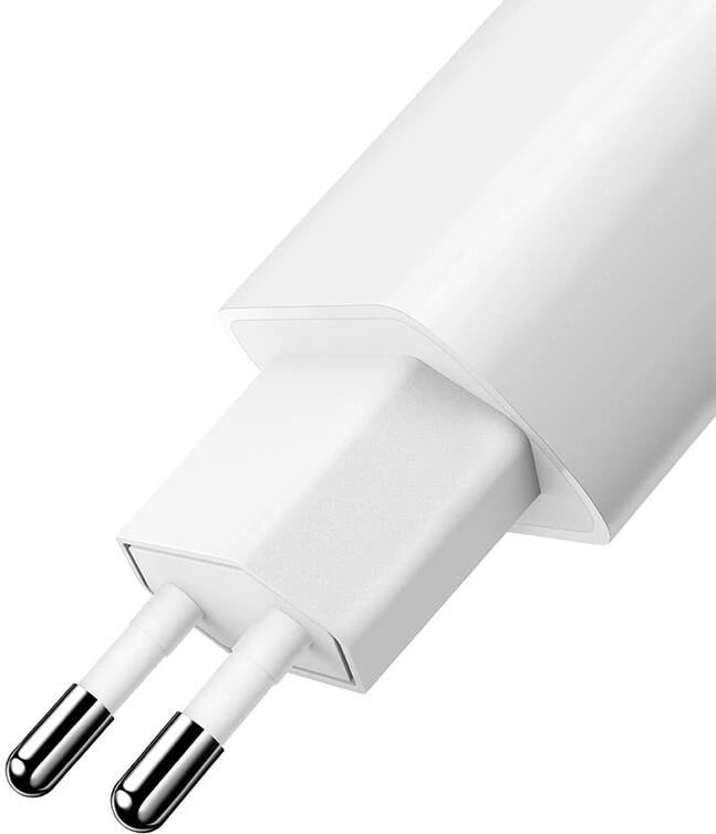 Karikues dyfishtë USB Mcdodo CH-6720 me kabllo Lightning 1m, i bardhë, set udhëtimi