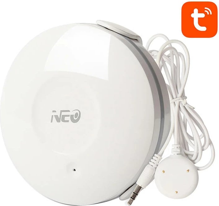 Sensor uji i mençur Neo NAS-WS02W, Wi-Fi, Tuya, i bardhë
