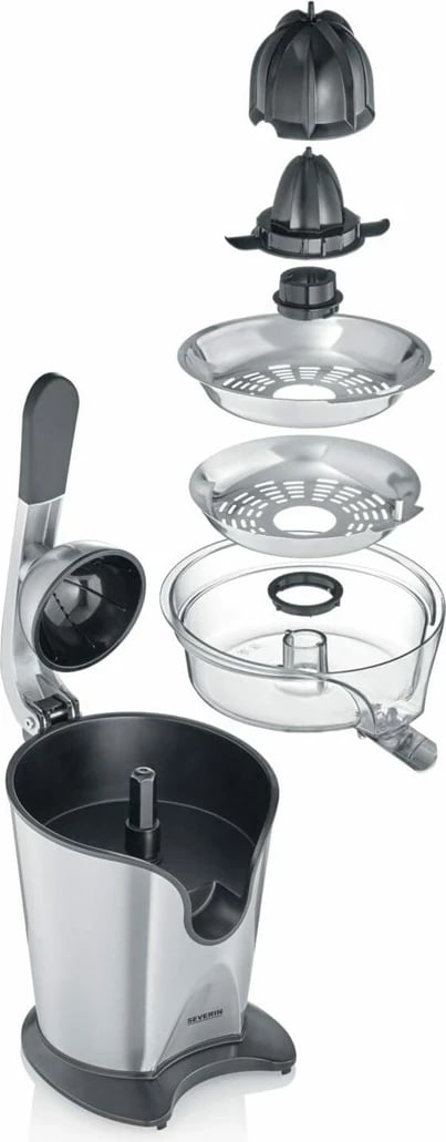 Shtrydhëse agrumesh SEVERIN CP 3544, çelik inox, e zezë Shtrydhëse agrumesh SEVERIN CP 3544, çelik inox, e zezë